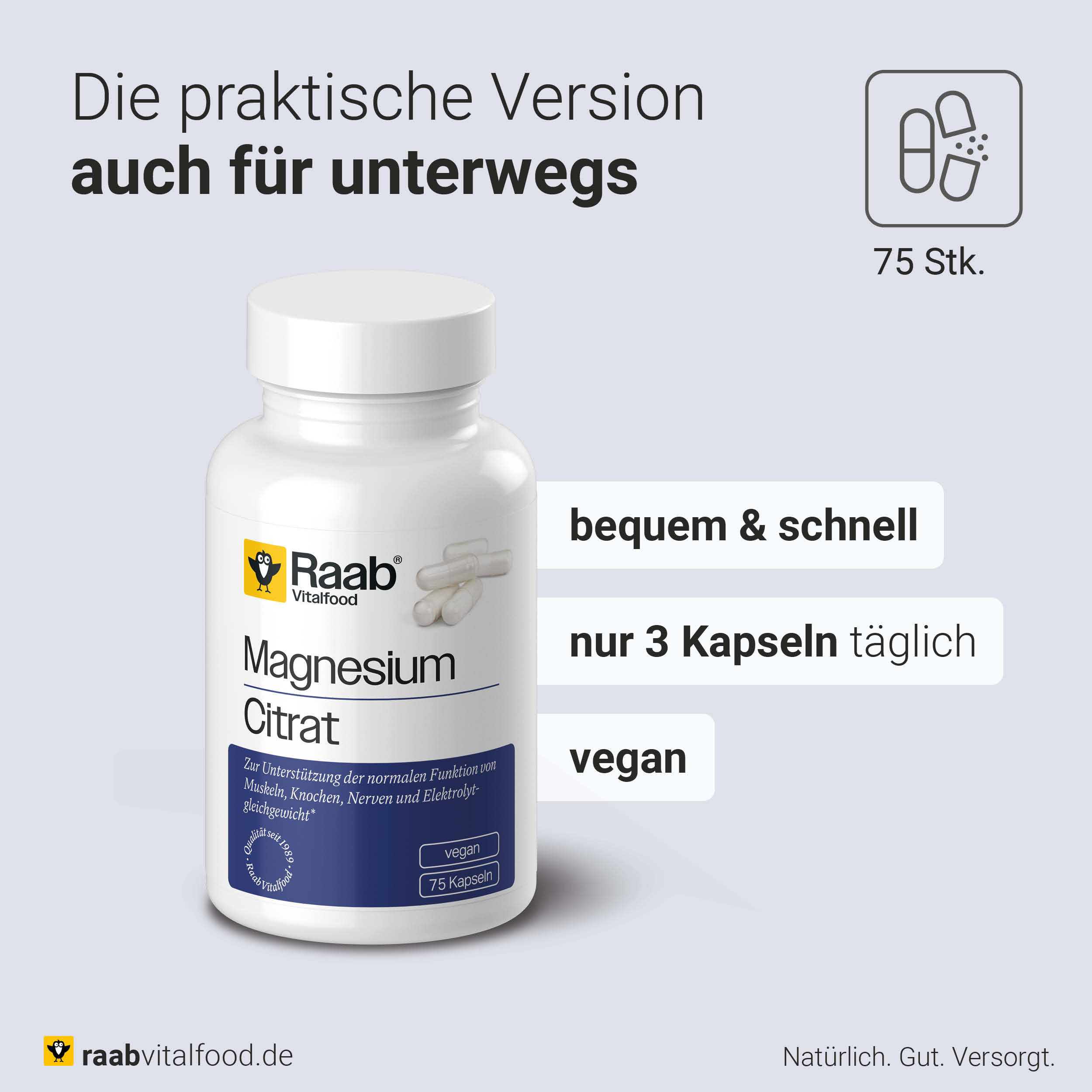 Magnesiumcitrat Kapseln