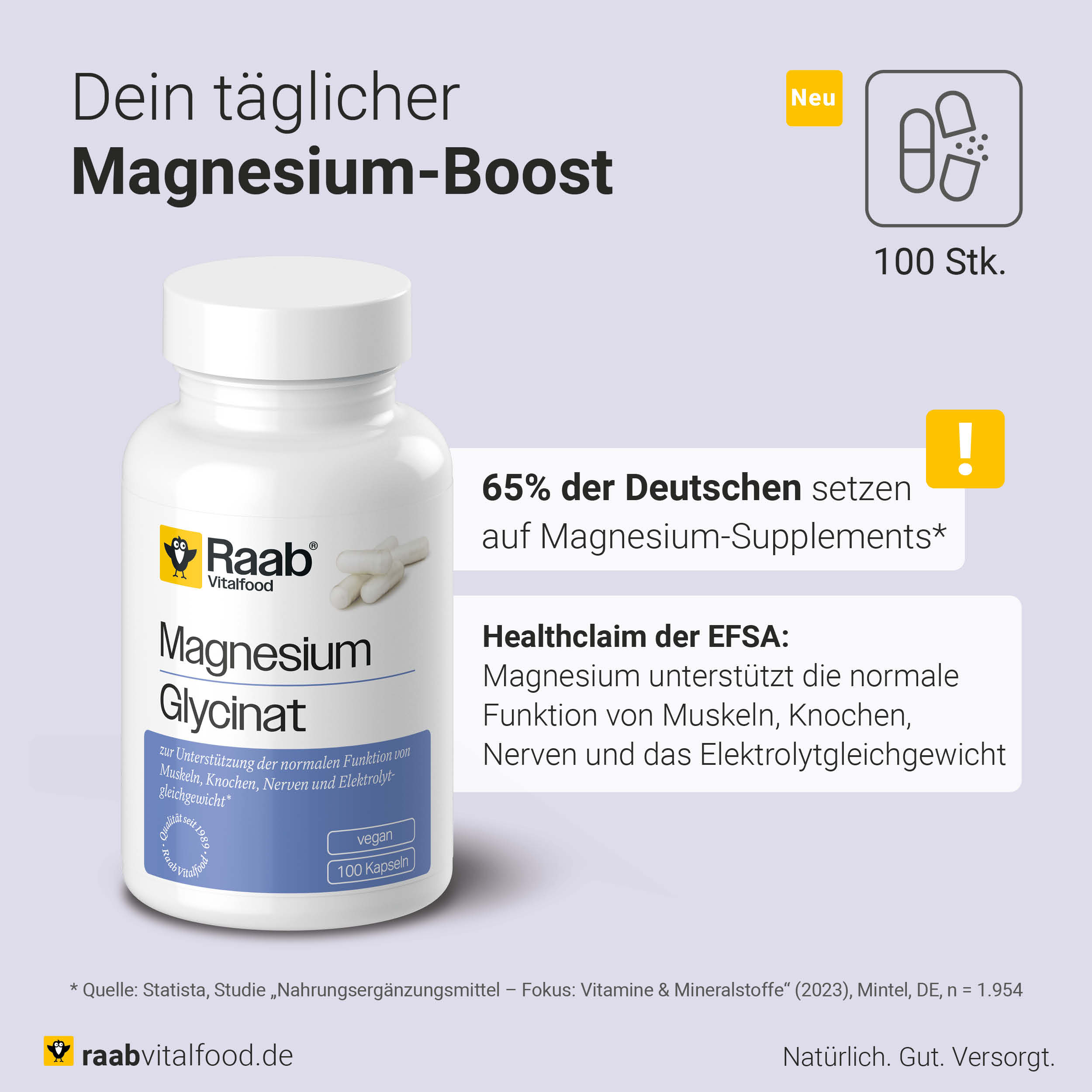 Magnesiumglycinat Kapseln