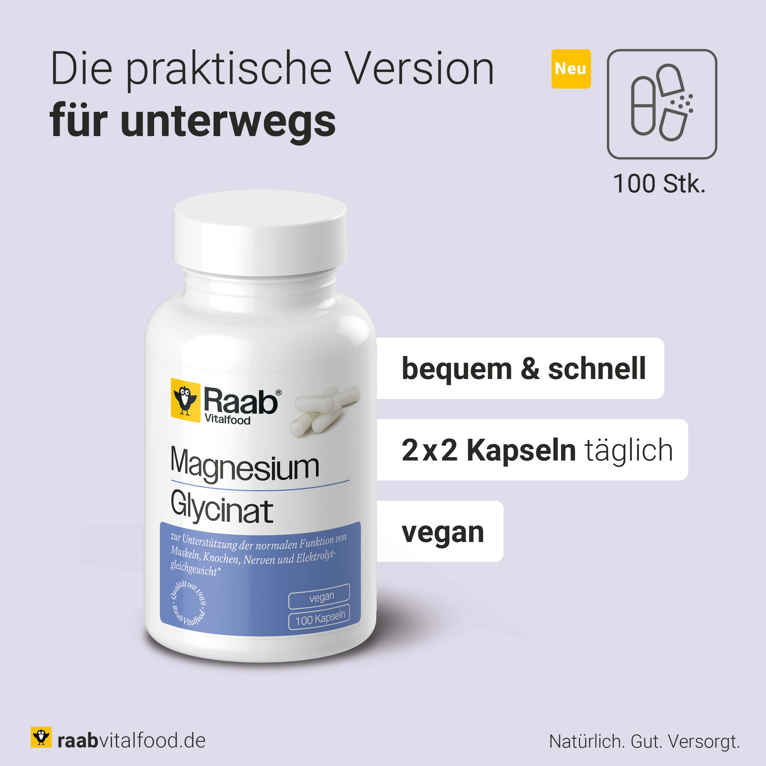 Magnesiumglycinat Kapseln