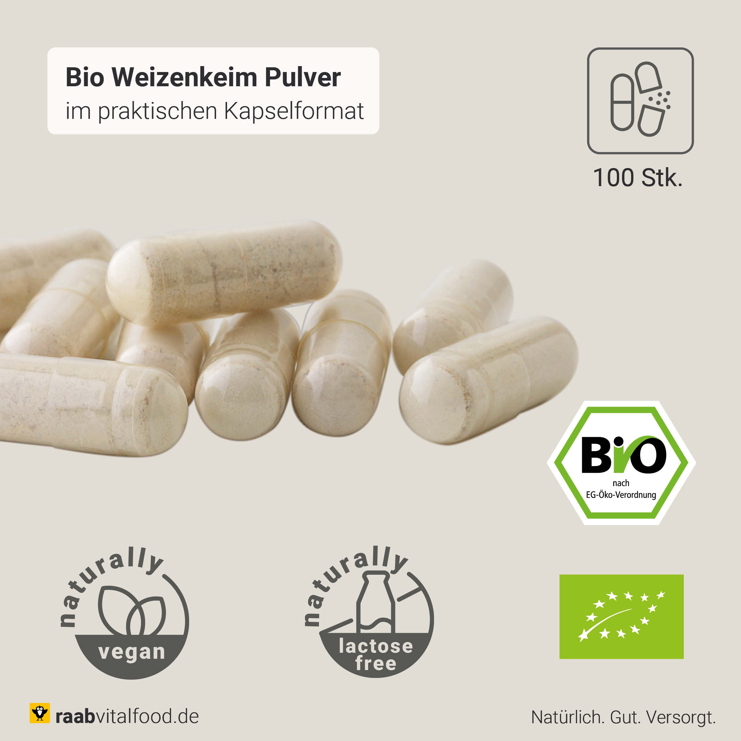 Bio Spermidin Weizenkeim Kapseln
