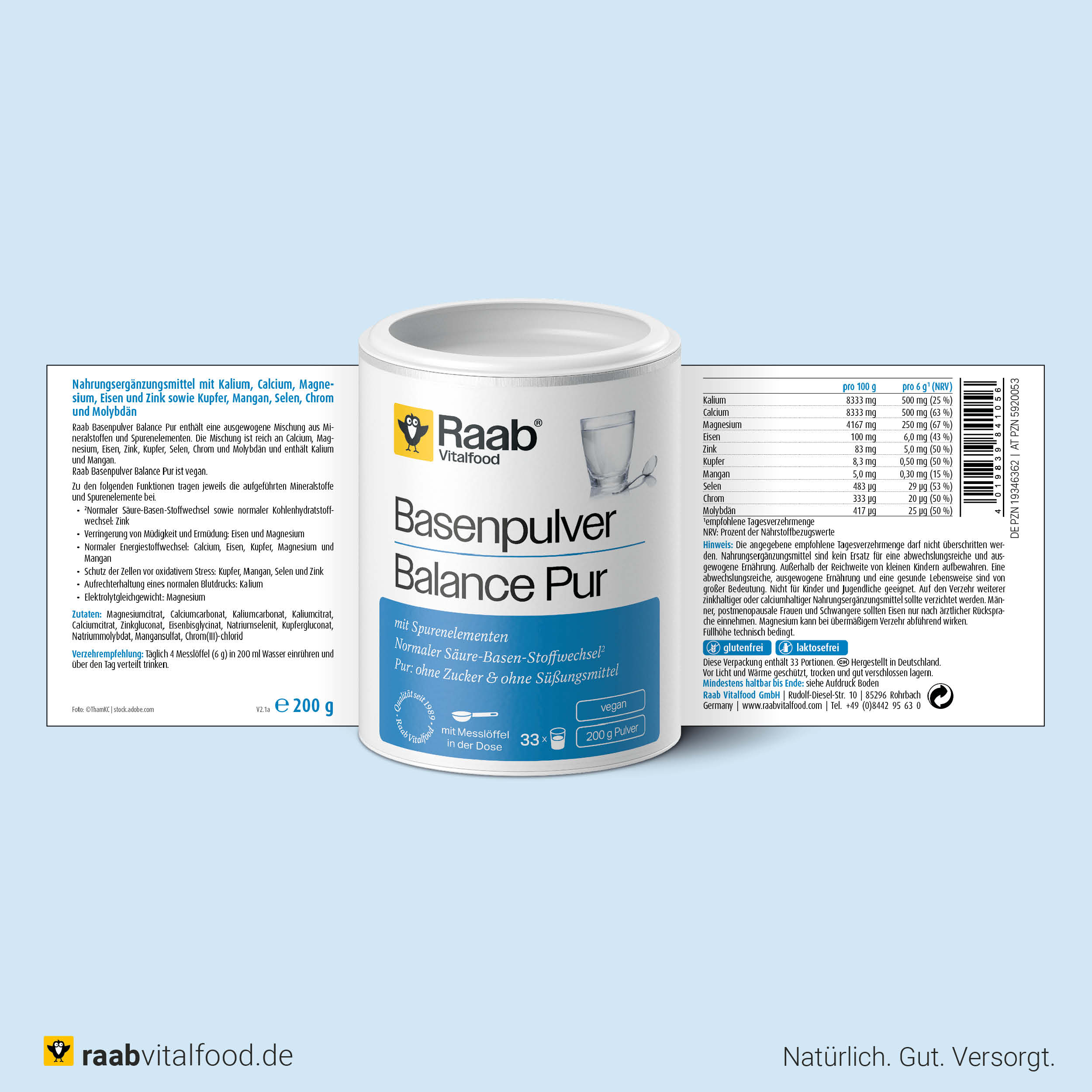 Basenpulver Balance Pur