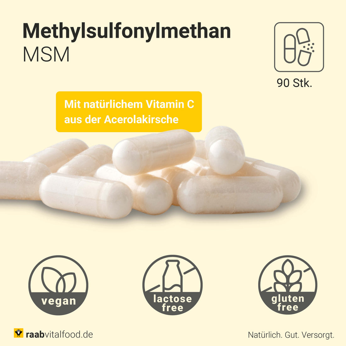 MSM mit Vitamin C Kapseln