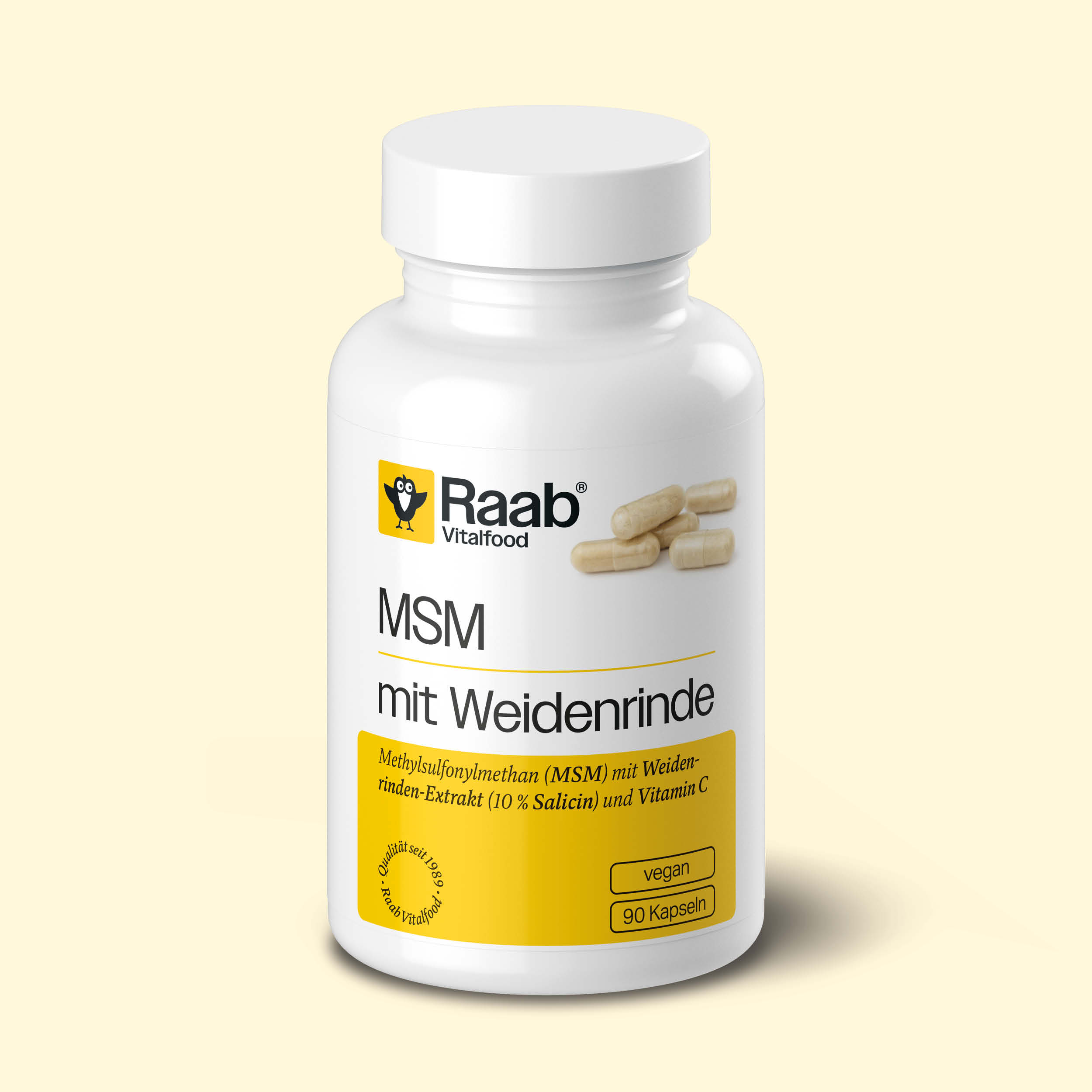 MSM willow bark capsules