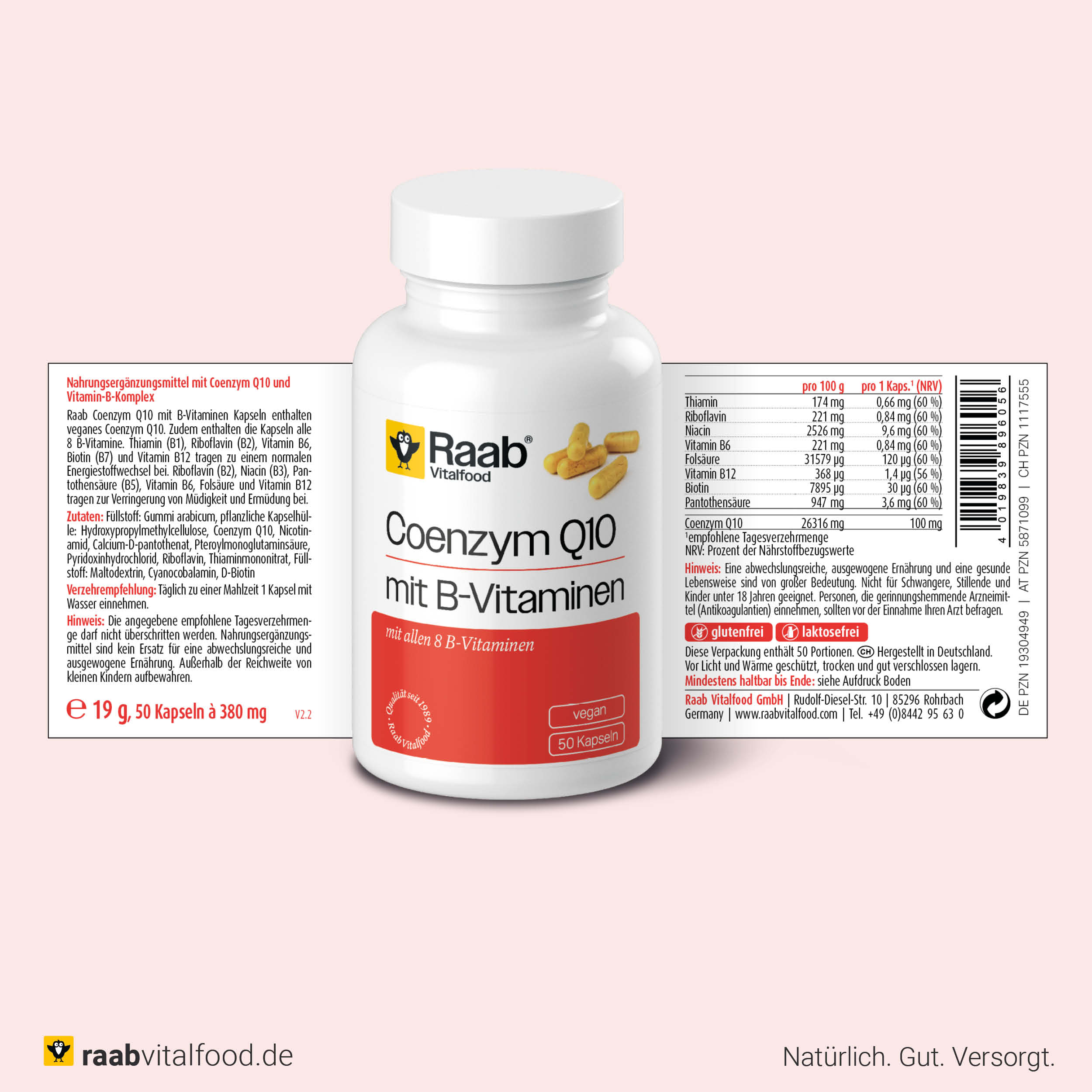 Coenzym Q10 mit B-Vitaminen Kapseln