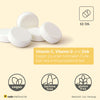 Immun Komplex Tabletten Inhaltsstoffe - Vitamin C, Vitamin D3, und Zink, vegan, lactosefrei und glutenfrei - 60 Lutschtabletten