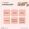 Herz Gefäß Komplex Inhaltsstoffe - Kalium, Thiamin, Vitamin C, L-Arginin und schwarzer Knoblauch und OPC