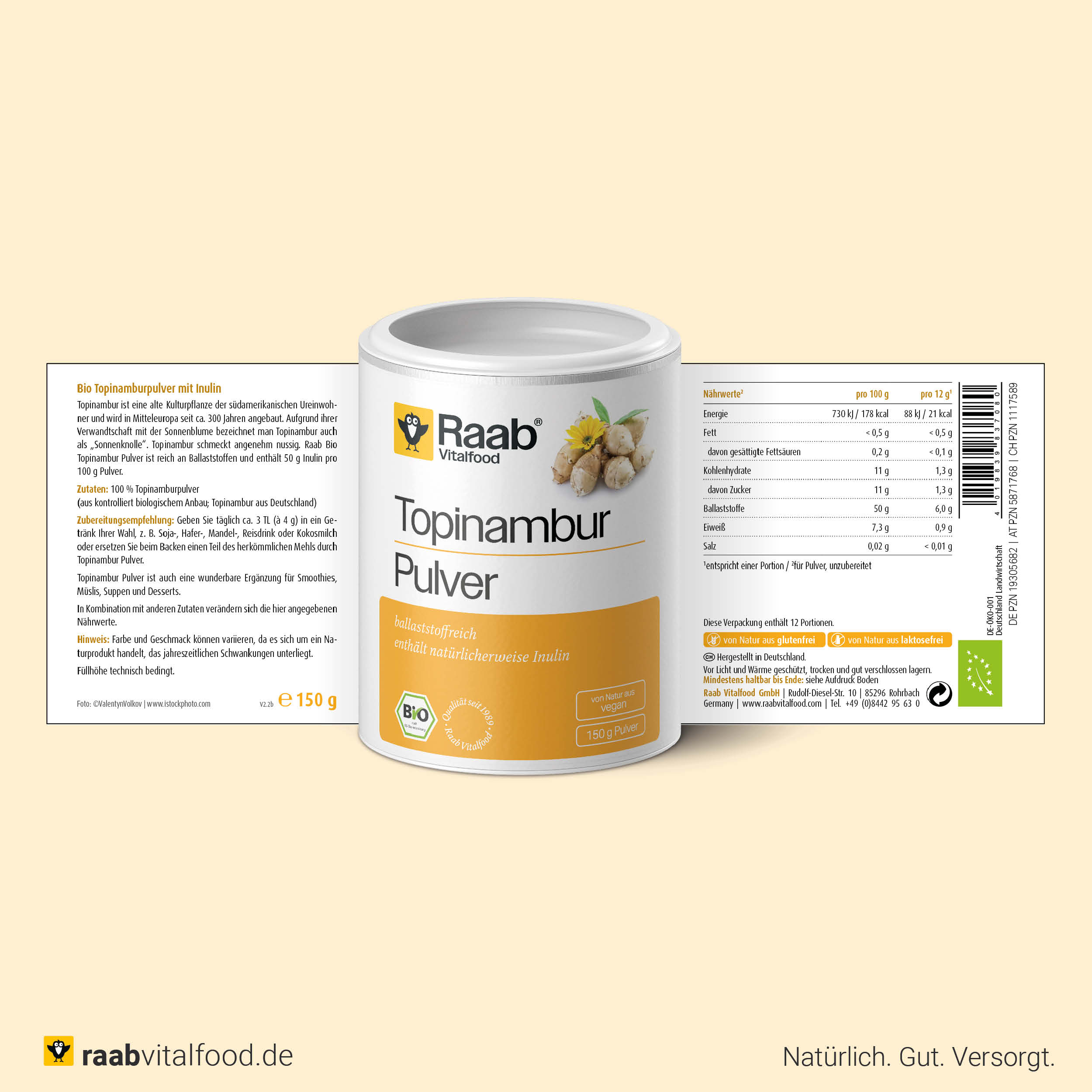 Bio Topinambur Pulver
