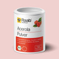 Raab Bio Acerola Pulver 100g - Vitamin C trägt zu einem normalen Energiestoffwechsel bei, Acerolafruchtsaftkonzentrat aus Brasilien