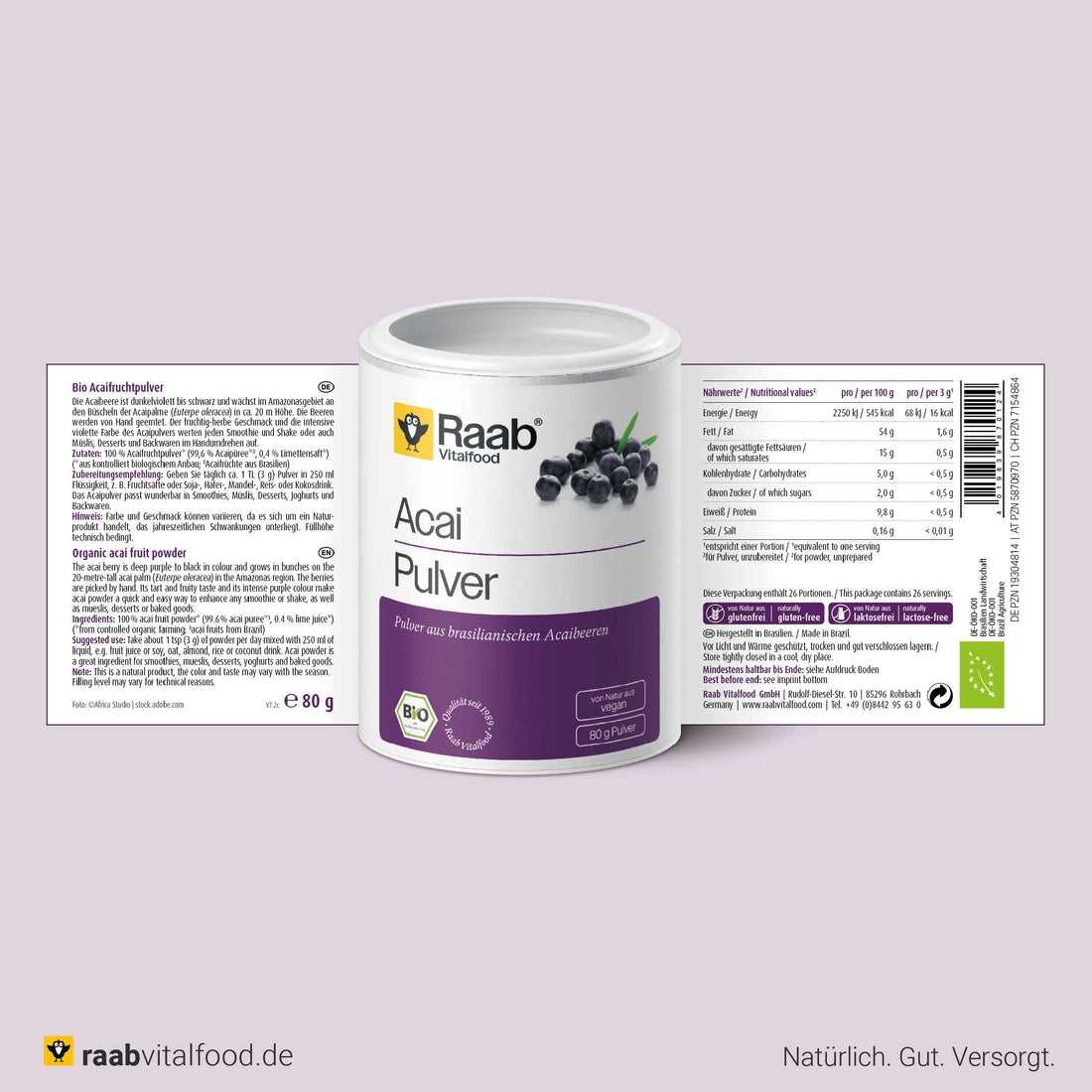Bio Acai Pulver