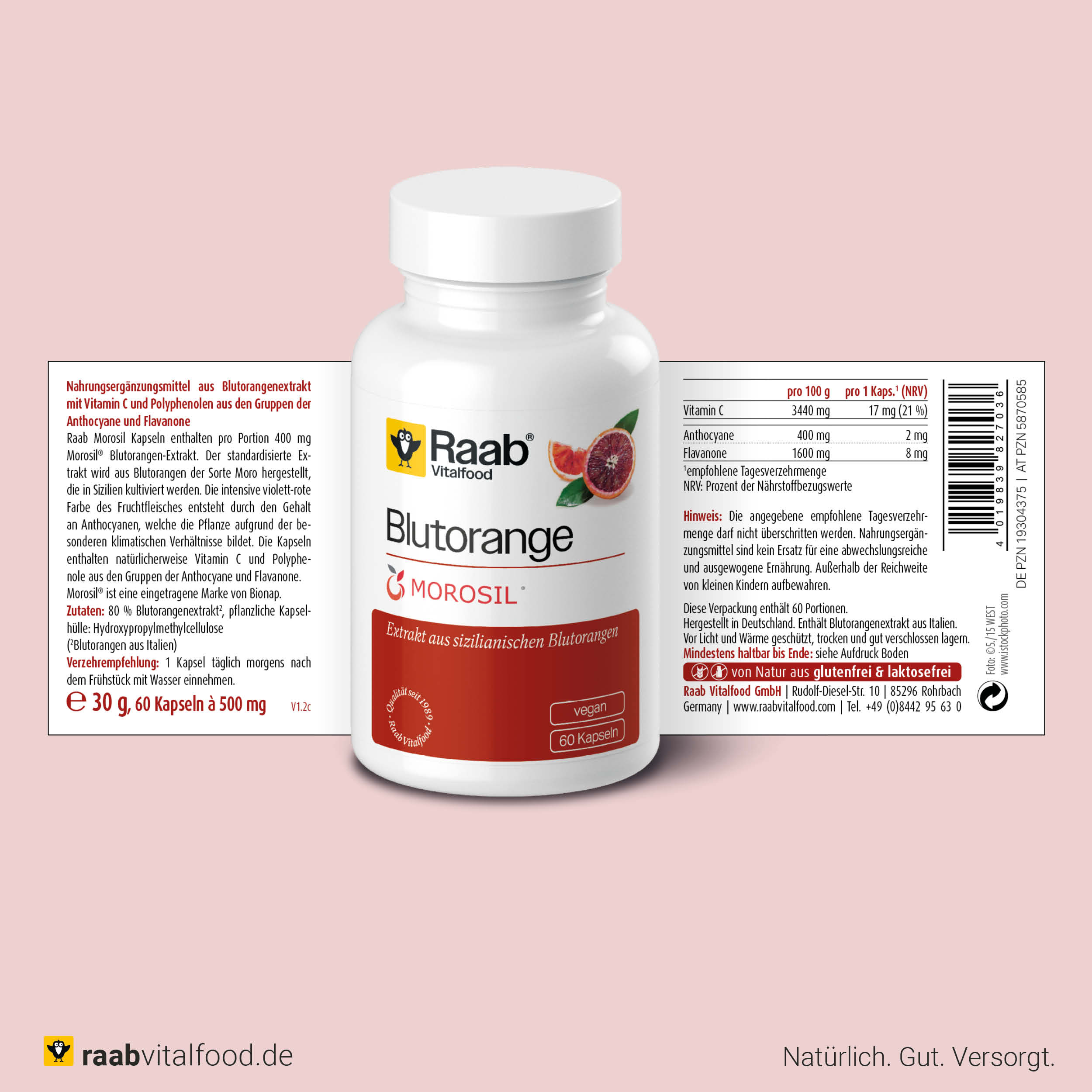 Blutorangen Morosil Kapseln