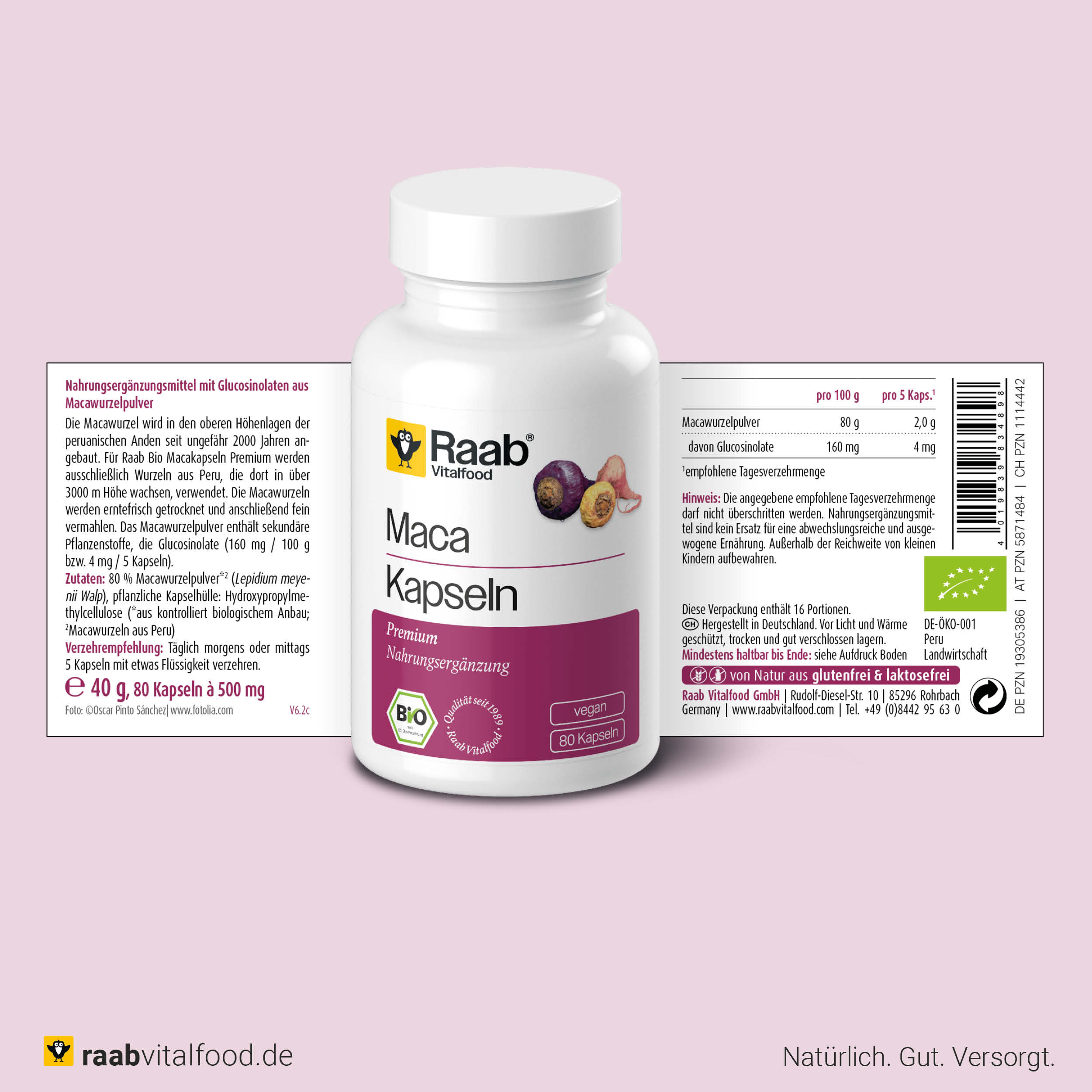 Bio Maca Premium Kapseln