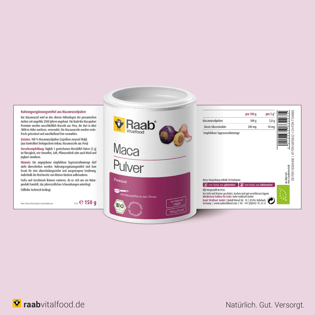 Bio Maca Premium Pulver
