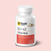 Raab Vitamin D3 + K2 Kapseln 60 Stück - Mit Cholecalciferol und Menaquinon MK-7 für Knochen und Immunsystem