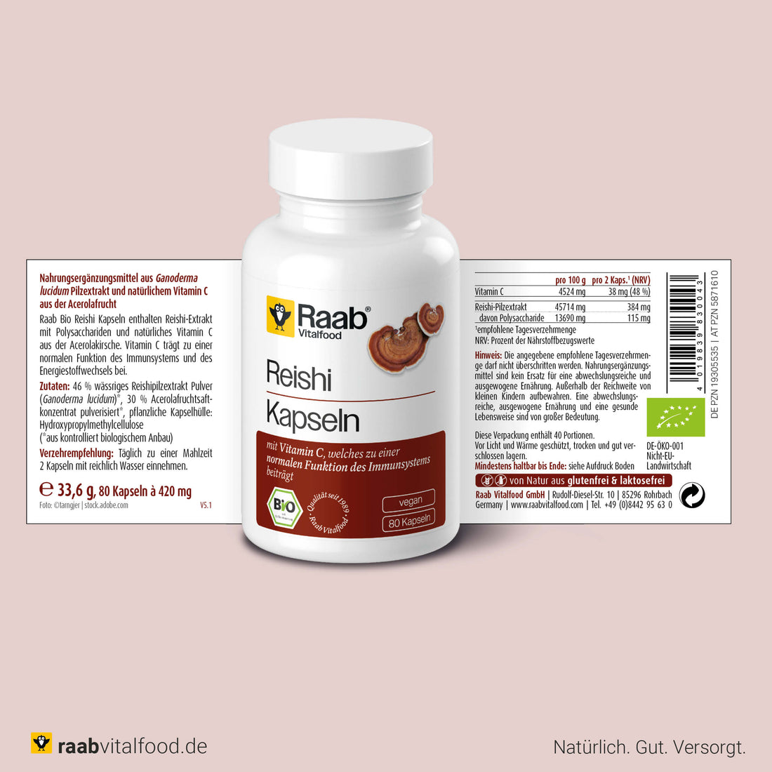 Bio Reishi Kapseln