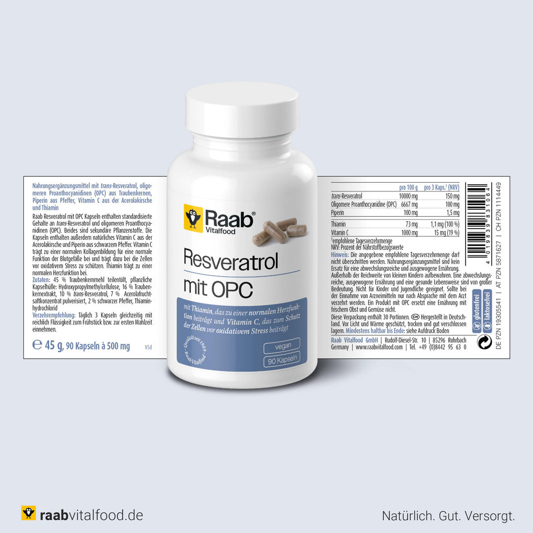Resveratrol mit OPC Kapseln