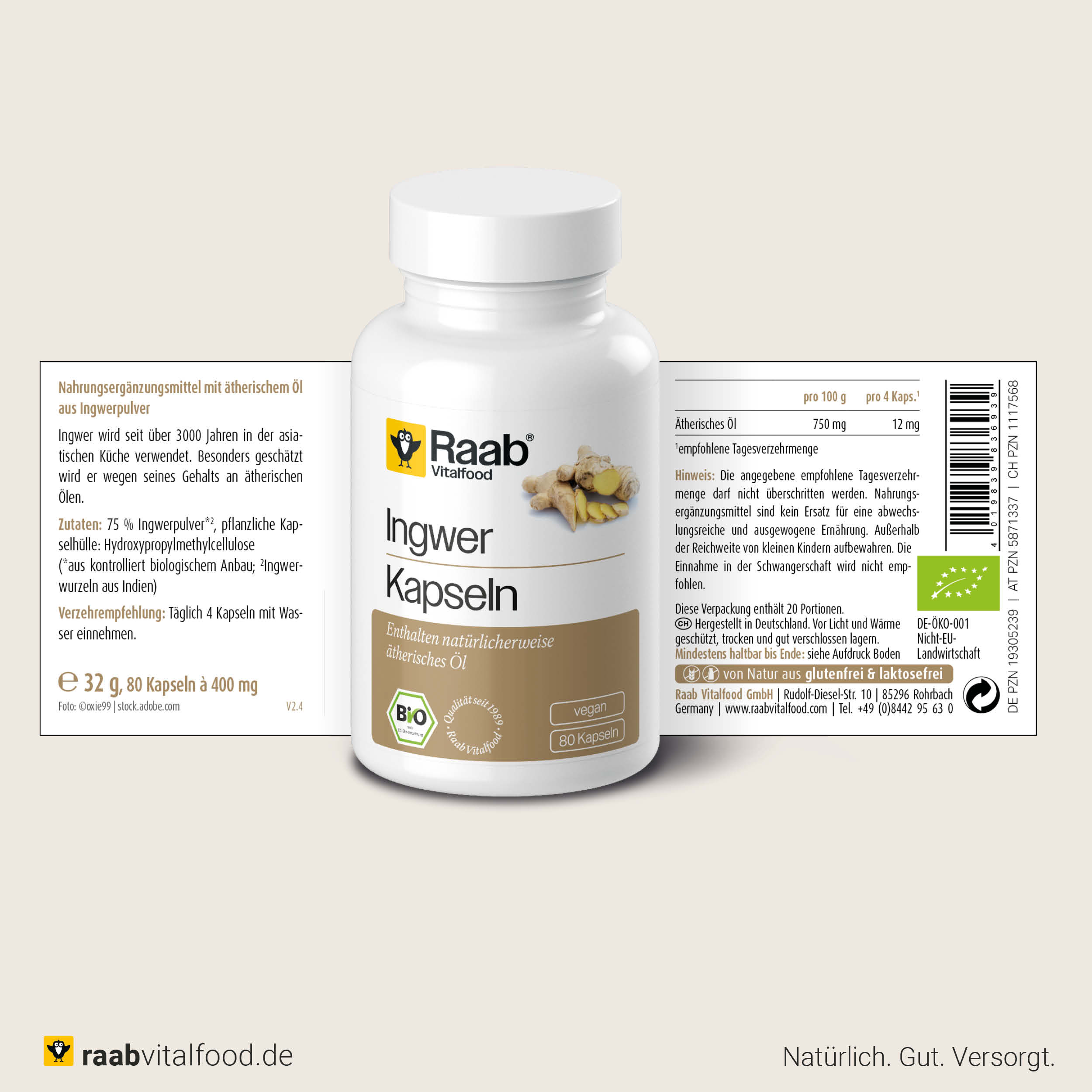 Bio Ingwer Kapseln