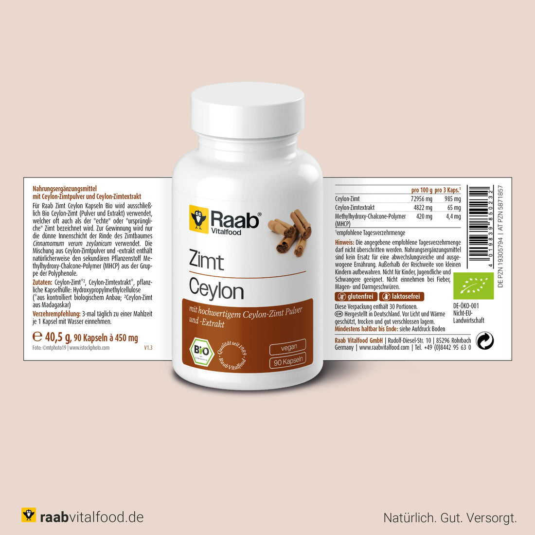 Bio Zimt Ceylon Kapseln