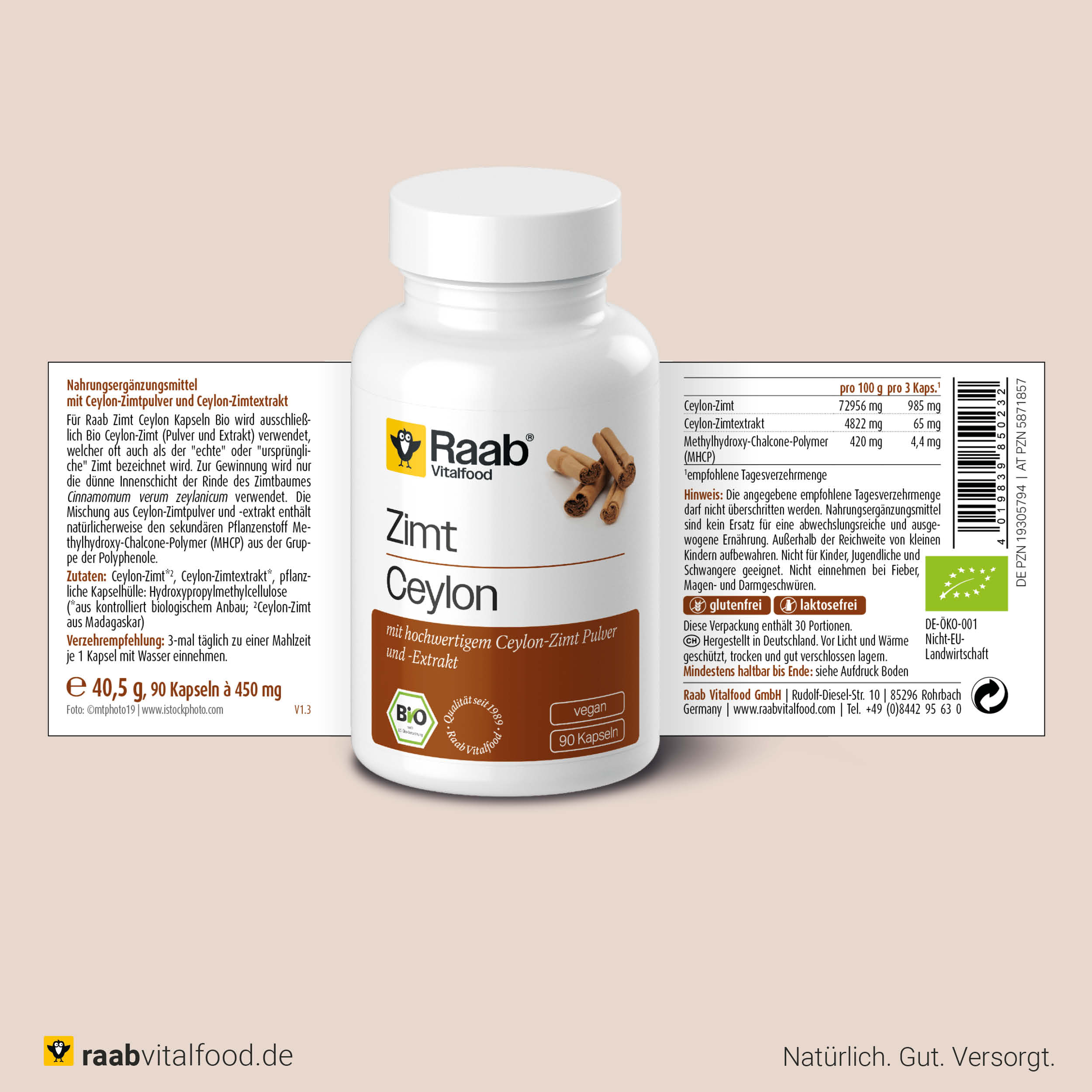 Bio Zimt Ceylon Kapseln