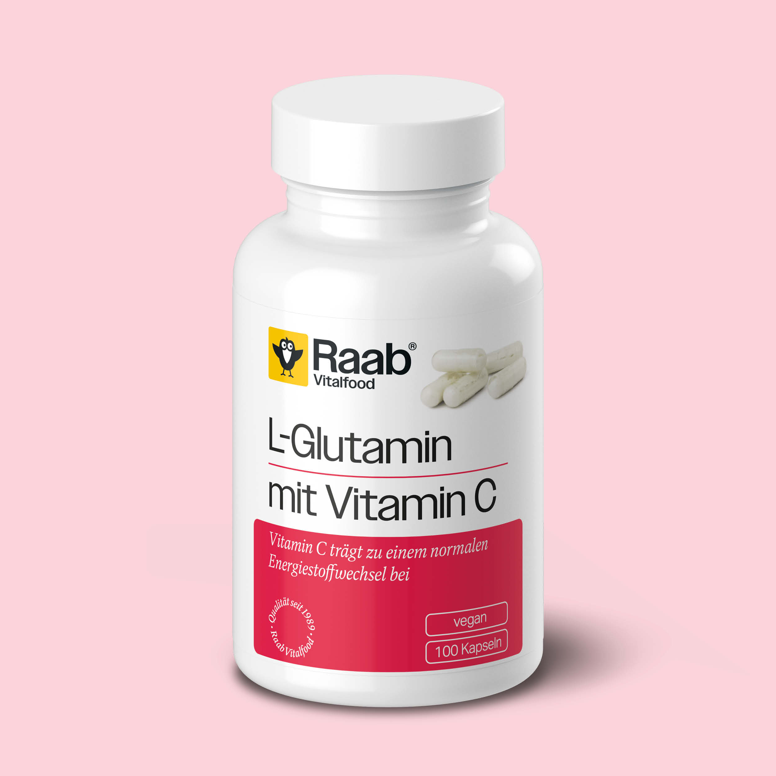 L-Glutamin mit Vitamin C Kapseln