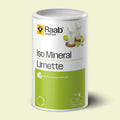 Raab Iso Mineral Limette Pulver 600g - Kohlenhydrat-Elektrolyt-Getränk trägt zur Aufrechterhaltung der Ausdauerleistung bei, Vitamin C erhöht die Eisenaufnahme