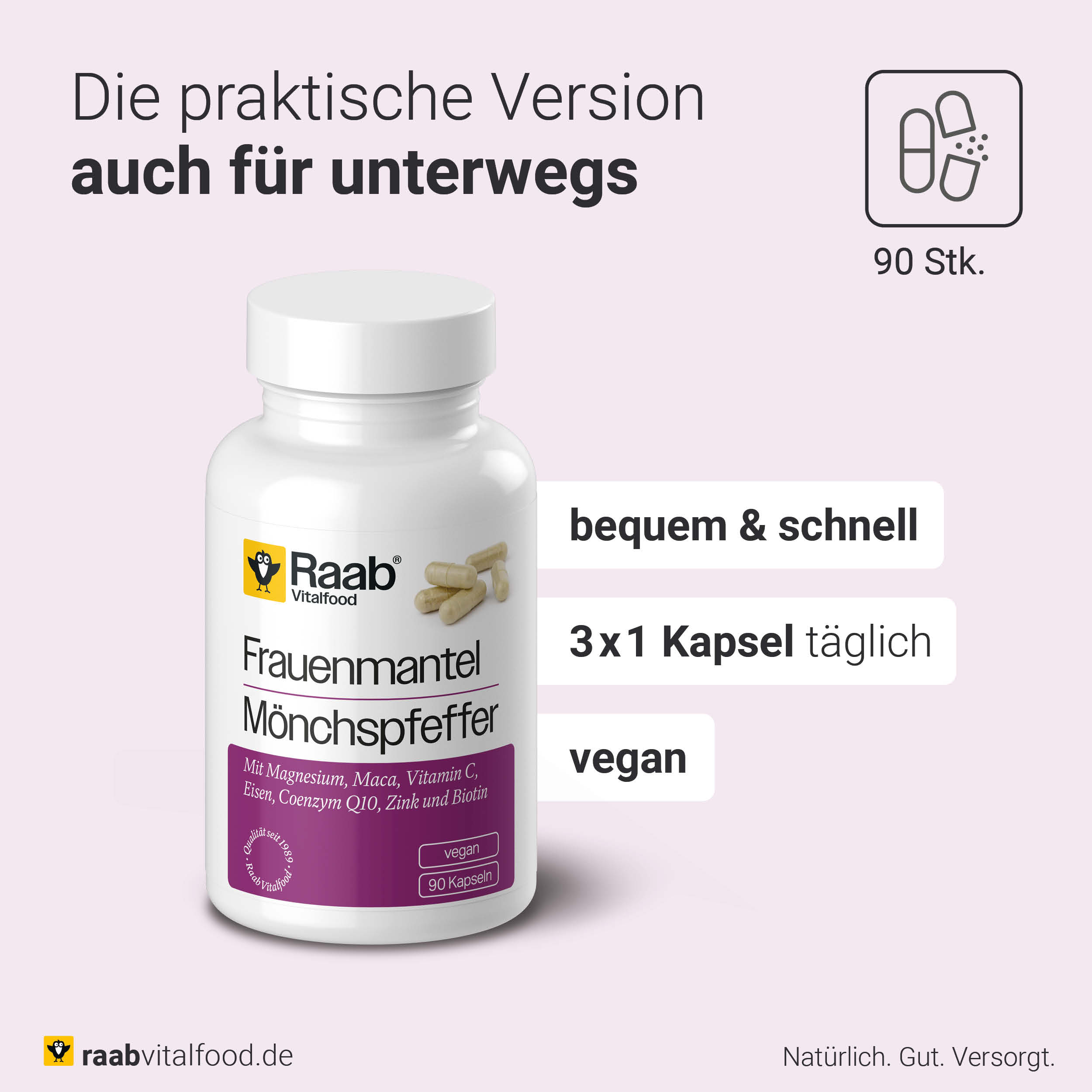 Frauenmantel Mönchspfeffer Kapseln