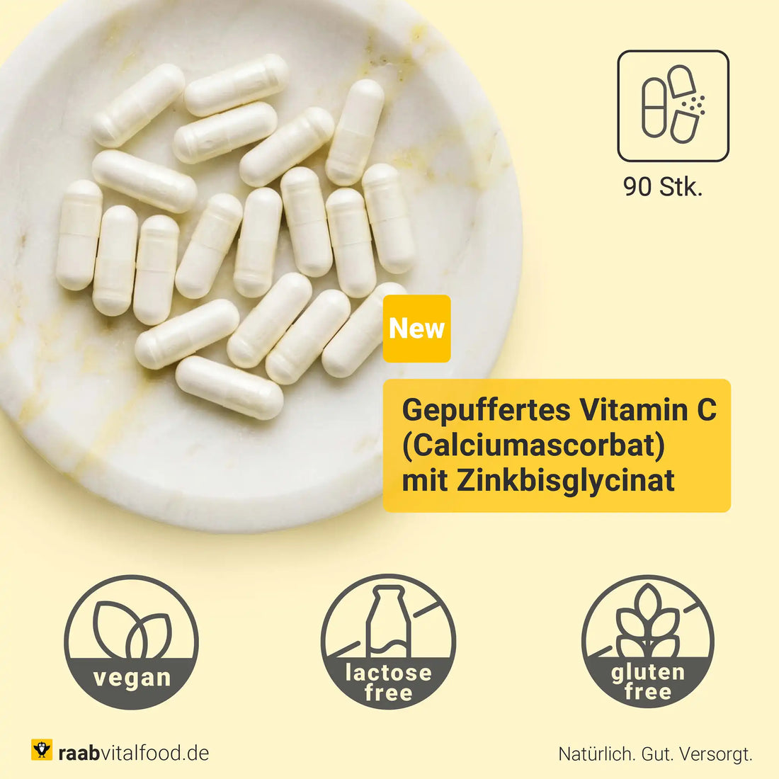 Vitamin C mit Zink Kapseln