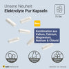 Elektrolyte Pur Kapseln - Mineralstoffmischung für Elektrolythaushalt in veganen Kapseln von Raab Vitalfood