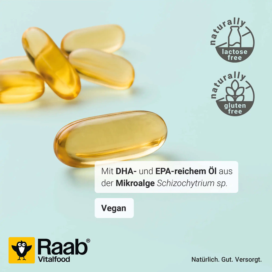 Algenöl Omega-3 Kapseln