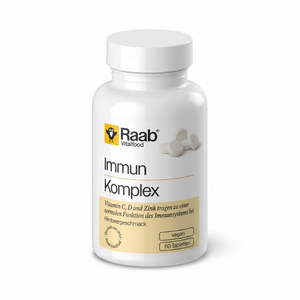 Immun Komplex Tabletten – freigestellt auf weißem Hintergrund