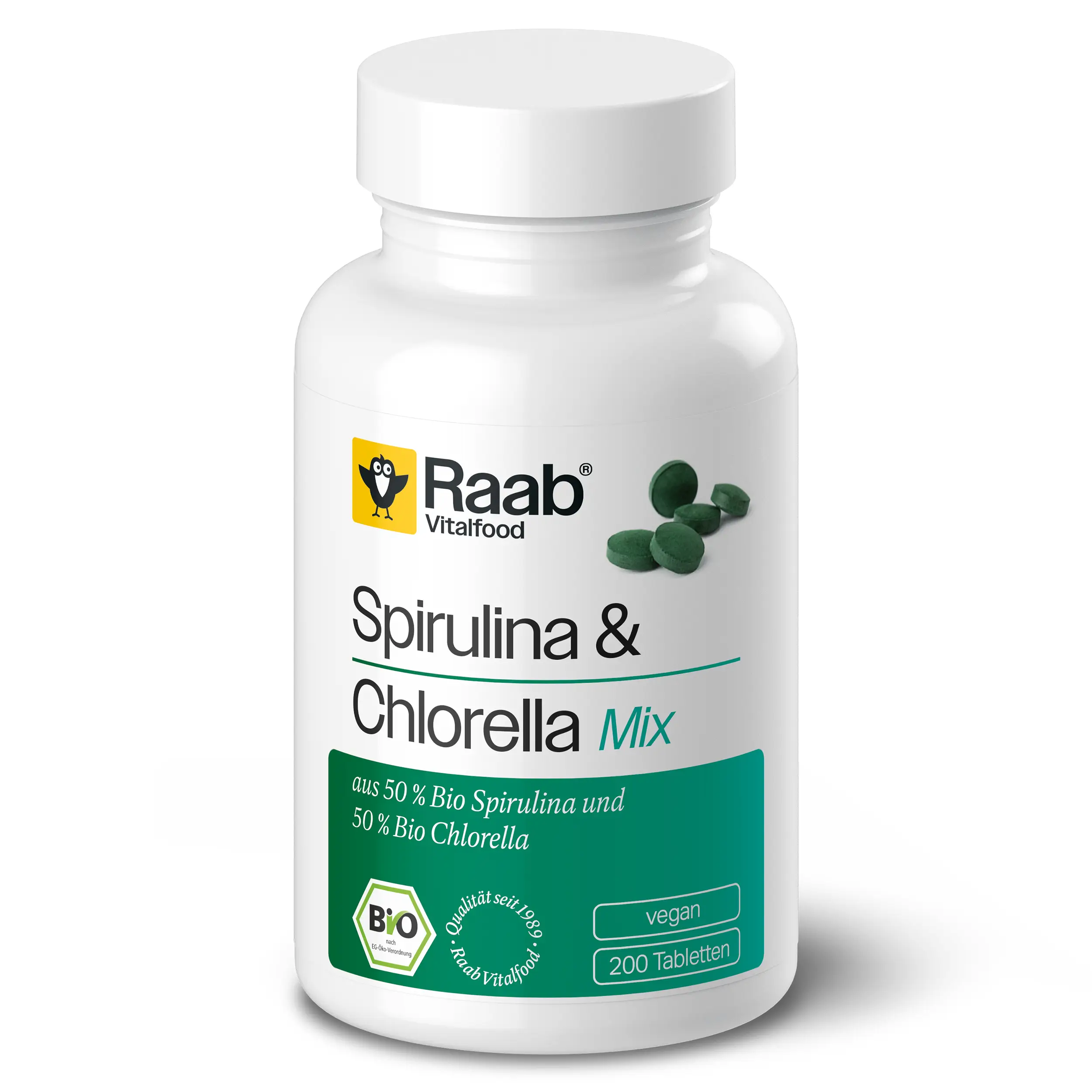 Bio Spirulina + Chlorella Mix Tabletten